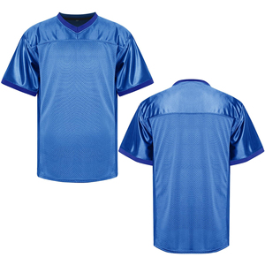 Maillot de football américain personnalisé 100% polyester à manches courtes, séchage rapide, maillot américain OEM, uniforme d'équipe professionnel - Product Image 1