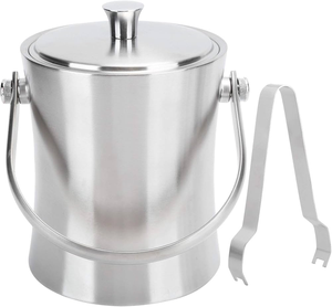 Cubos de Hielo de Acero Inoxidable Hechos a Mano, Cubo de Hielo para Vino y Bebidas, para Fiestas y Bares, Uso Doméstico - Product Image 1