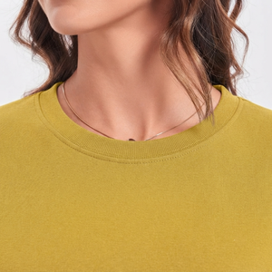 T-shirt court pour femme en coton doux, décontracté, à manches courtes, col rond, tendance, confortable, streetwear, été, pas cher - Product Image 5