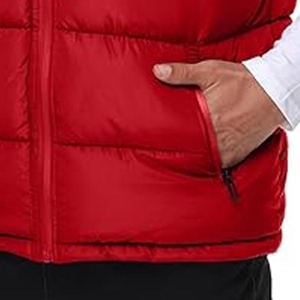 2025 New Arrival Men's Warn Winter Shiny Quilted Puffer Jacket <b>Windbreaker</b> Padded Thick <b>Black</b> Hooded Bubble - Product Image 3