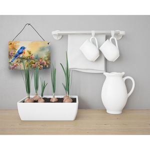 Bluebird cuisine mur porte suspendus imprime aluminium métal signe pour la décoration intérieure multicolore 8HX12W pour Bar et salle de bain Plaque - Product Image 3