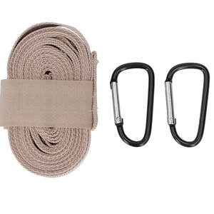Attelle de poignet en tissu beige avec œillet métallique – Bande de soutien durable pour l'entraînement de boxe - Product Image 3