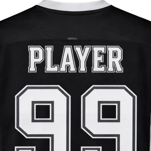 Jersey de Hockey sobre Hielo Negro Premium, Manga Larga, Transpirable, Uniforme Deportivo para Equipo, Ropa Deportiva de Práctica y Entrenamiento para Adultos, 100% Poliéster - Product Image 6