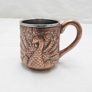 Artisan Hand-Embossed Beer Mugs with Handle Mugs for Cocktails Beer and <b>Cider</b> - Product Image 1