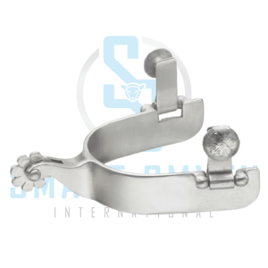 เดือยขี่ม้าสแตนเลสแบบตะวันตกพร้อมหัวเดือยสำหรับรองเท้าขี่ม้า - Product Image 4