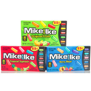 Proveedor mayorista de caramelos surtidos masticables Mike and Ike Tropical Typhoon Mega Mix - 4.25oz - Product Image 4