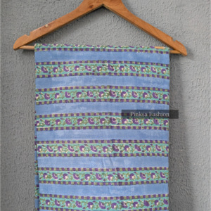 Tela Étnica a Rayas Ligera, 100% Algodón Tejido, Textil de Jaipur al por Mayor para Ropa de Niñas y Niños - Product Image 6