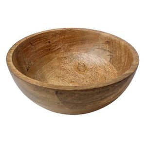 Rustic Wood Handmade Salad Bowl Eco-Friendly Dishwasher Safe Farmhouse Kitchen Natural Serving Decorative Dining - Product Image 5