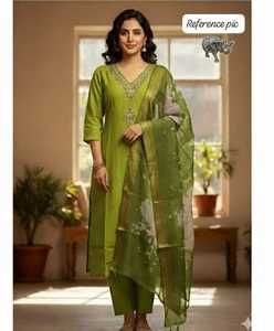 PREMIUM HAND WORK <b>KURTI</b> WITH PANT & UNIQUE KOTA DORIYA DUPATTA - Product Image 3
