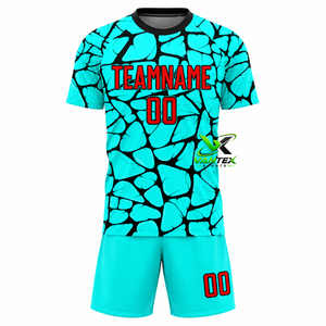 Uniforme Deportivo Personalizado Vantex, Camiseta de Fútbol Roja con Estampado, Manga Corta, Número 00 Impreso, 100% Poliéster de Secado Rápido - Product Image 3