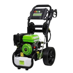 Nettoyeur haute pression à essence 110V 2600PSI 4.8kW avec enrouleur de tuyau, 5 buses + réservoir de mousse - Catégorie de produit : Nettoyeurs haute pression - Product Image 3