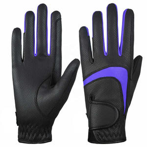 Gants d'équitation respirants personnalisés pour femmes, pour sports de plein air et courses équestres, design 2024, vente en gros - Product Image 1