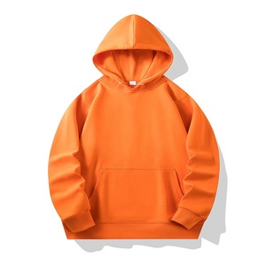เสื้อฮู้ดผู้ชายสีแดง ทรงปกติ ผ้าฝ้ายถัก สวมใส่สบายสำหรับฤดูใบไม้ร่วง มีกระเป๋าหน้า ปิดด้วยเชือกผูก - Product Image 2