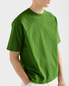 เสื้อยืดโอเวอร์ไซส์ปักโลโก้ตามสั่ง ผ้าคอตตอนหนา 100% สไตล์สตรีทแวร์ เสื้อยืดเปล่าสำหรับผู้ชาย เสื้อยืดคอตตอนโอเวอร์ไซส์คุณภาพสูง - Product Image 2