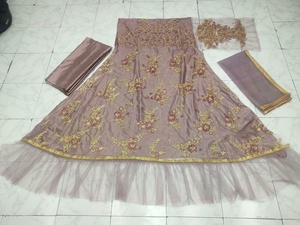 Salwar Suit Anarkali Kameez, robe indienne pakistanaise de créateur, tenue de soirée - Product Image 3