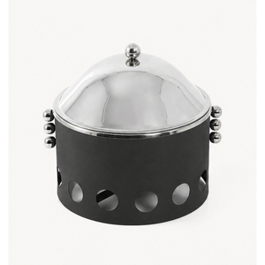 Olla para Hotpot de Acero Inoxidable de Alta Calidad, Cazuela Brillante para Buffet con Tapa Redonda de Metal, Plato para Servir Comida - Product Image 3