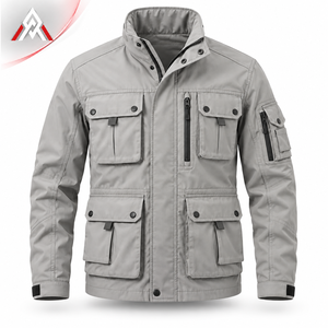 <b>Lightweight</b> <b>Men</b>’s Utility Field <b>Jacket</b> With Practical Pockets Flexible Fabric And Modern Styling For Travel And Outdoor Use - Product Image 1