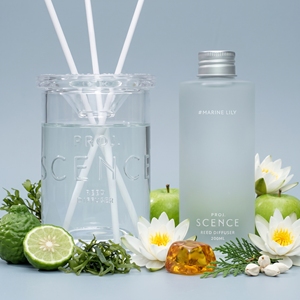 Unique Design Glass Marine Floral Reed <b>Diffuser</b> with Fragrance for Global OEM Clients #MARINE LILY - Product Image 1