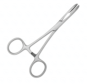 Pince à pansements Gross Maier courbée 14 cm en acier inoxydable, instrument chirurgical - Product Image 2