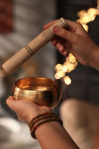 Cuenco de Meditación de Latón e Instrumento de Oración con Tonos Vibratorios Profundos, Ideal para Terapia de Sonido y Yoga - Product Image 2