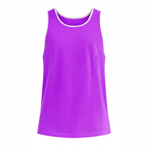 Camiseta sin mangas de algodón para hombre, de alta calidad, con logotipo personalizado al por mayor, para verano, para gimnasio, fitness, tallas grandes. - Product Image 6