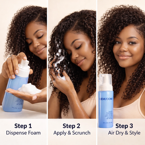 Espuma para Peinar el Cabello de Marca Privada, Espuma Definidora de Rizos de Secado Rápido, Espuma Fijadora de Larga Duración para Cabello Ondulado y Rizado OEM/ODM - Product Image 6