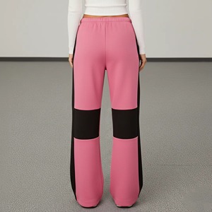 Pantalones Deportivos Personalizados para Mujer, con Forro Polar Interior, Cintura de Encaje, Corte Regular, Pierna Ancha y Recta - Product Image 2