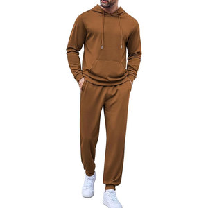 Premium <b>Oversized</b> Tracksuit Set Vintage Streetwear Fleece Zip Up Jacket and <b>Jogger</b> Pants Unisex Casual Winter Comfortable Outfit - Product Image 3