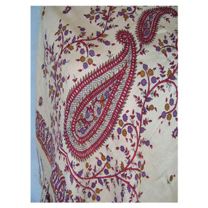 Elegante Bufanda de Sarga con Estampado Paisley y Floral, Accesorio de Moda Ligero de Primera Calidad con Tela Suave al Tacto de Seda, Artístico - Product Image 3