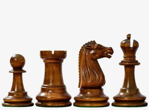 Échecs Staunton Soviétiques Vintage 1887, Pions Lourds en Ébène et Bois de Buis Ancien, Meilleur Prix - Product Image 4