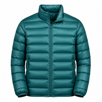 Veste matelassée pour homme à col montant, coupe-vent, épaisse et chaude, avec blocs de couleur, pour l'hiver