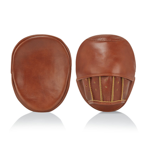 นวมซ้อมมวยหนังแท้แผ่นรองมือสำหรับมวยไทยคิกบ็อกซิ่ง MMA โค้ชและเทรนเนอร์ - Product Image 1