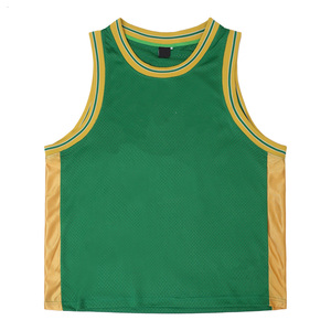 Ensemble de maillot de basket-ball en maille rouge, débardeur sans manches avec short à cordon de serrage, vêtements de sport unisexes pour adultes, respirants - Product Image 3