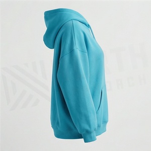 Sweatshirts à capuche anti-rides pour femmes, en polaire, à manches longues, coupe oversize, pull-over, vêtements de sport tendance - Product Image 3