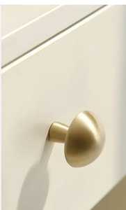 High Quality Azora Industries Brass Cabinet Knobs Modern Furniture <b>Pull</b> Handles Custom Height Scratch Resistant Durable Kitchen - Product Image 3