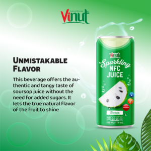 Bottes énergétiques 330ml les plus vendues Boisson au jus de corossol pétillant prête à être expédiée Fabriqué au Vietnam Usine (OEM, ODM) - Product Image 4
