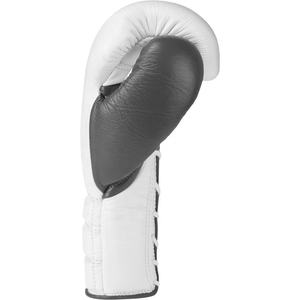 Gants de boxe Phenom noirs/gris à lacets, gants de sport professionnels, nouveau design, logo personnalisé, gants de boxe spéciaux pour l'entraînement - Product Image 5