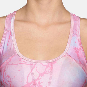 Women's Breathable High Support Backless Sports Bra for Gym Fitness Slim Fit Yoga Workout with Front Logo Washed Technique - Product Image 6
