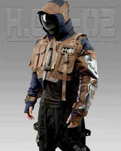Men's Tactical Techwear <b>Jacket</b> Streetwear Cyberpunk <b>Waterproof</b> Multi-Pocket Hooded Cargo Windbreaker Utility Functional Coat - Product Image 3