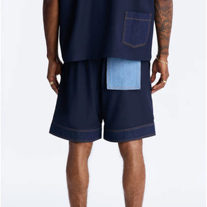 Wholesale Knee Length Straight Loose High Street Wear Shorts Men Denim Short Pants Male Casual Custom Denim Shorts For Men - Product Image 5