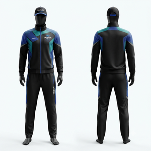 TAISON SPORTS Traje de Voleibol de Forro Polar de Poliéster/Nylon de 300g, Ecológico, de Secado Rápido, Impermeable, con Capucha y Cremallera Completa - Product Image 5