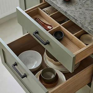 Poignées de meuble modernes en alliage de zinc noir, poignées de tiroir carrées, durables et écologiques, pour chambre, commode, cuisine, salon, bureau à domicile - Product Image 6