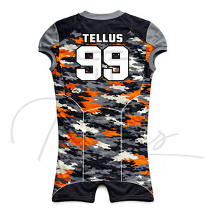 8Panel American Football Jersey Customized Color Short Breathable Quick Dry 100% Polyester Custom Logo High Quality Low Price - Product Image 6