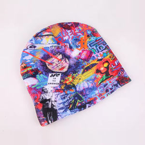 Gorro de Invierno Unisex Personalizado con Sublimación Completa, Gorro de Punto con Estampado Digital de Camuflaje, Gorro de Camuflaje Informal para Uso Diario - Product Image 6