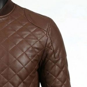 Veste de moto en cuir PU de haute qualité, style décontracté d'hiver avec col montant, imperméable, vestes en cuir pour hommes - Product Image 5