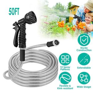 Il Kit di irrigazione da giardino in metallo con ugelli include un tubo dell'acqua resistente e caratteristiche convenienti per il giardinaggio - Product Image 2