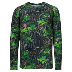 Chemises de chasse sur mesure en tissu respirant et à séchage rapide pour hommes, camouflage de haute qualité, respirant, vente en gros - Product Image 1