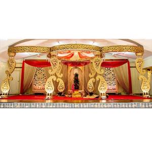 Maharani Fiber Paisley Wedding Mandap FIJI Gujarati Wedding Ceremony Paisley Mandap Último tema abierto Wedding Paisley Mandap - Product Image 1