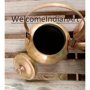 <b>Vintage</b> Brass Tea <b>Kettle</b> Single Piece Home Decor - Product Image 5