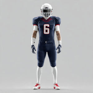 Maillots de football de haute qualité, hauts de sport pour l'entraînement, maillots de football américain personnalisables par sublimation - Product Image 3